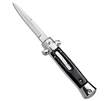 Image of Mago 9 Mago Stiletto OTF Automatic Knife Black Marble Acrylic 3.75 Polish 8D44A04A