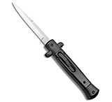 Image of Mago 9 Black Italian Stiletto OTF Auto Knife Bayonet Black Bolster FE21E01D