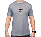 Image of Magpul MAG1117-041-M Hula Girl CVC Stone Gray Heather Cotton/Polyester Short Sl