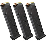 Image of Magpul Industries PMAG GL9 Glock 19 Pistol Magazine, 9mm Luger, 27 Round, Black, 3 Pack