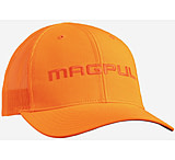 Image of Magpul MAG1108-814 Wordmark Trucker Hat Blaze Orange OSFA