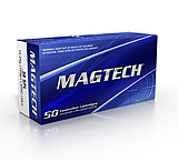 Magtech 38 Special 158 Grain Lead Semi Wadcutter Brass Cased Pistol Ammo, 50 Rounds, 38J