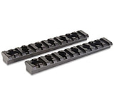 Image of Global Military Gear Aluminum 5" Long Picatinny Rails, Set of Two