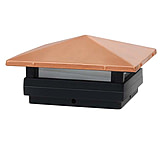 Image of Malibu LED Real Copper and Cast Iron Post Cap Light