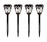 Image of Malibu LED Solar Metal Pathway Lights 4pk