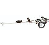 Image of Malone Auto Racks MicroSport LowBed 2 Kayak Trailer Package w/ 2 Sets MegaWings and Spare Tire