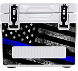 Image of Mammoth Coolers Blue Line Decal Wrapped Cruiser 20 Hard Coolers