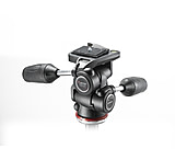 Image of Manfrotto 3Way Tripod Head and Adaptor w/ Retractable levers