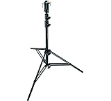 Image of Manfrotto Bogen 10.6' Black Chrome Plated Steel Senior Stand W/leveling Leg 007BSU