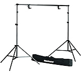 Image of Manfrotto Black Background Support Kit-272B+2-052B+2-275+Bag