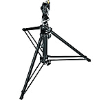 Image of Manfrotto Bogen Black Follow Spot Stand W/leveling Leg 070BU