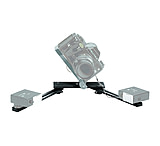 Image of Manfrotto Bogen Macro Bracket Flash Support Black F/ 2 Shoe Mt. Flash Heads 330B