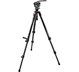 Image of Manfrotto Bogen 501HDV Pro Video Head and 745CXV3 Carbon Fiber Tripod and MBAG80P 501HDV-745CX3K