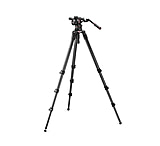 Image of Manfrotto Nitrotech N12 Video Head w/ CF Tall Single Legs Tripod