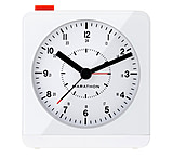Image of Marathon Analog Desk Alarm Clock w/Auto-Night Light