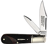 Image of Marbles Barlow Brown Checkered Bone 3.5in Folding Knife