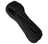 Image of Marbles Black Parachute Reflective White 550 Paracord Nylon Braided 7-Strand Core 100' 78B230E6