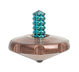 Image of Marfione Custom Knives Spin Top - Copper/Green Ti EAC2F9A6
