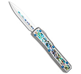 Image of Marfione Custom Knives Marfione Custom Ultratech D/A OTF Automatic Knife Abalone 3.3 Mirror 62E3DB41