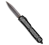 Image of Marfione Custom Knives Marfione Customs Makora D/E OTF Automatic Knife Black 3.4 Damascus 981F8894