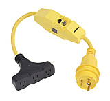 Image of Marinco Dockside 30A to 15A Adapter with GFI