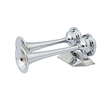 Image of Marinco 12V Chrome Plated Dual Trumpet Mini Air Horn
