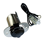 Image of Marinco Stainless Steel 12V Receptacle w/Cap