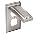 Image of Marinco Stainless Steel Cover f/Duplex Receptacle w/Lift Lid