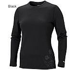 Image of Marmot Midweight Crew LS Womens -S Black