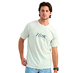 Image of HUK Performance Fishing Huk Script Short Sleeve Tee Pale Algae Heather 7D60C843