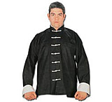 Image of Master Cutlery 101 Black Kung Fu Uniform White Button
