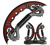 Image of Master Cutlery HK-110 Fantasy Dragon Knife Display 24" Overall