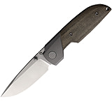Image of Matsey Basilisk Green Satin 3in Folding Knife