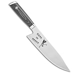 Image of Mattia Borrani Cutlery Mattia Borrani Production 8 Bowie Chef Kitchen Knife Satin Hang In There 3EE5C498