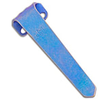Image of Maverick Customs Titanium Heretic Cleric Pocket Clip - Dark Blue 8A7819D9