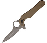 Image of Max Venom Dimachaerus Button Lock Tan Folding Knife