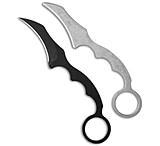 Image of Max Venom DMaX Fighter Karambit Neck Knife + Aluminum Trainer combo 2.5 Black 1075A85E
