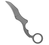 Image of Max Venom PKM Pikal Karambit Mix Hybrid Fighting Knife 2.375 Plain 21D6DAAB