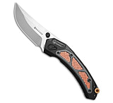 Image of Maxace Blacklight-01 Frame Lock Knife PVD Ti + Copper-Brass Inlays 4.2 Satin 827D590F