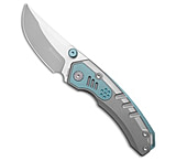Image of Maxace Blacklight-02 Frame Lock Knife Ti Blue 4.2 Satin OM03-1-A 974F3F95