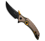 Image of Maxace Dragon Knight Frame Lock Knife Green/Sand Cerakote Ti 4 Black M398 EFE004D4