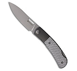 Image of Maxace Knives Beetle 2 Lockback Knife Silver Carbon Fiber 3.5 Bead Blast 7CB51C95
