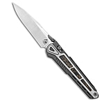 Image of Maxace Knives Midnight Heron Pivot Lock Knife Titanium/Copper CF 4 Satin BD6C2782