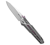 Image of Maxace Knives Midnight Heron Pivot Lock Knife Titanium/Fatcarbon 4 Satin E2C13980