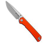 Image of Maxace Knives Peregrine S Liner Lock Knife Orange G-10 3.5 Satin 3030DF15