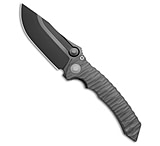 Image of Maxace Knives Sandstorm Integral Frame Lock Knife Textured Titanium 4.4 DLC D7FB54E8