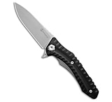 Image of Maxace Knives Zealot 2 Liner Lock Knife Sculpted Black G-10 3.9 Stonewash 3698CD42