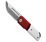 Image of Maxace Capsule Liner Lock Knife Red/White Titanium 2.6 M390 Satin M19A 3C4F1A00