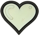 Image of Maxpedition Heart Morale Patch, 1.61x1.5in