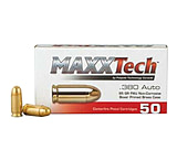 MaxxTech 380 ACP 95 Grain Full Metal Jacket Pistol Ammunition